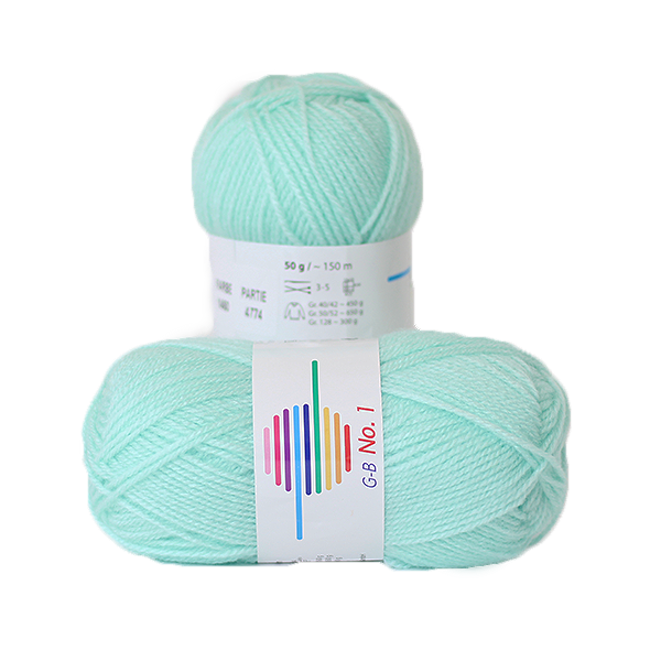 Strickwolle No.1 mintgrün Nr.1460 '50 g'