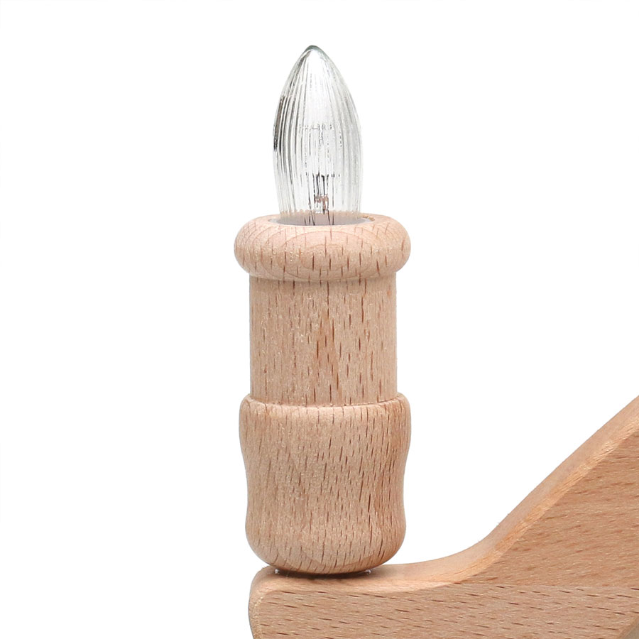 Erzgebirgs - Schwibbogen 'Backstube' 7 flammig (LED Optional) 57x6x38cm Holz