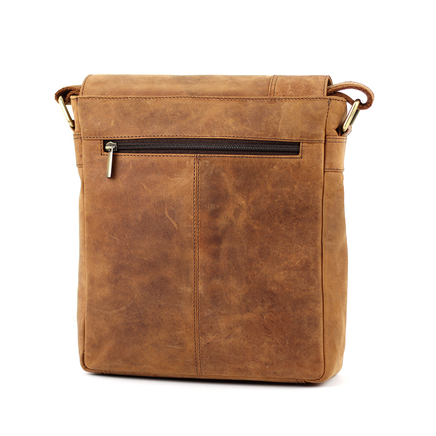 Organizer Handtasche hellbraun Büffelleder