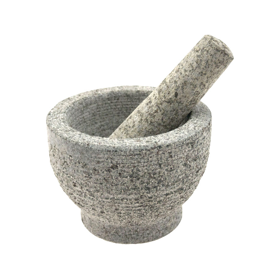 Mörser, Granit, mit Stößel, Ø ca. 15 cm axentia
