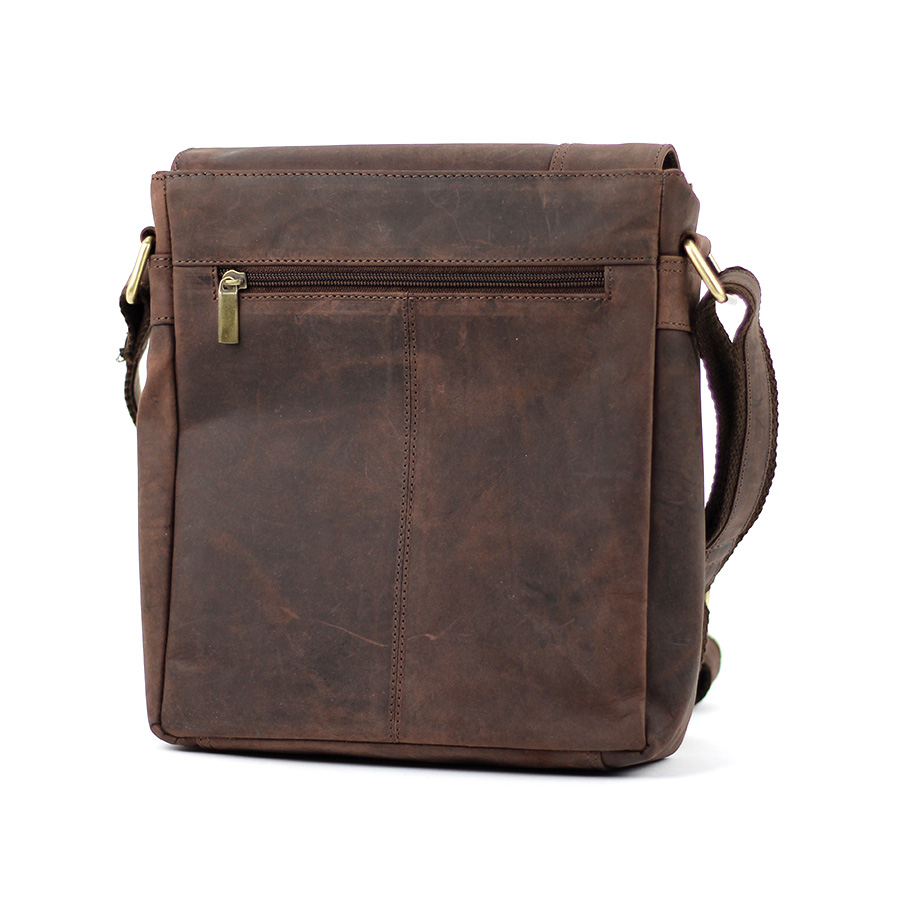 Organizer Handtasche braun Büffelleder